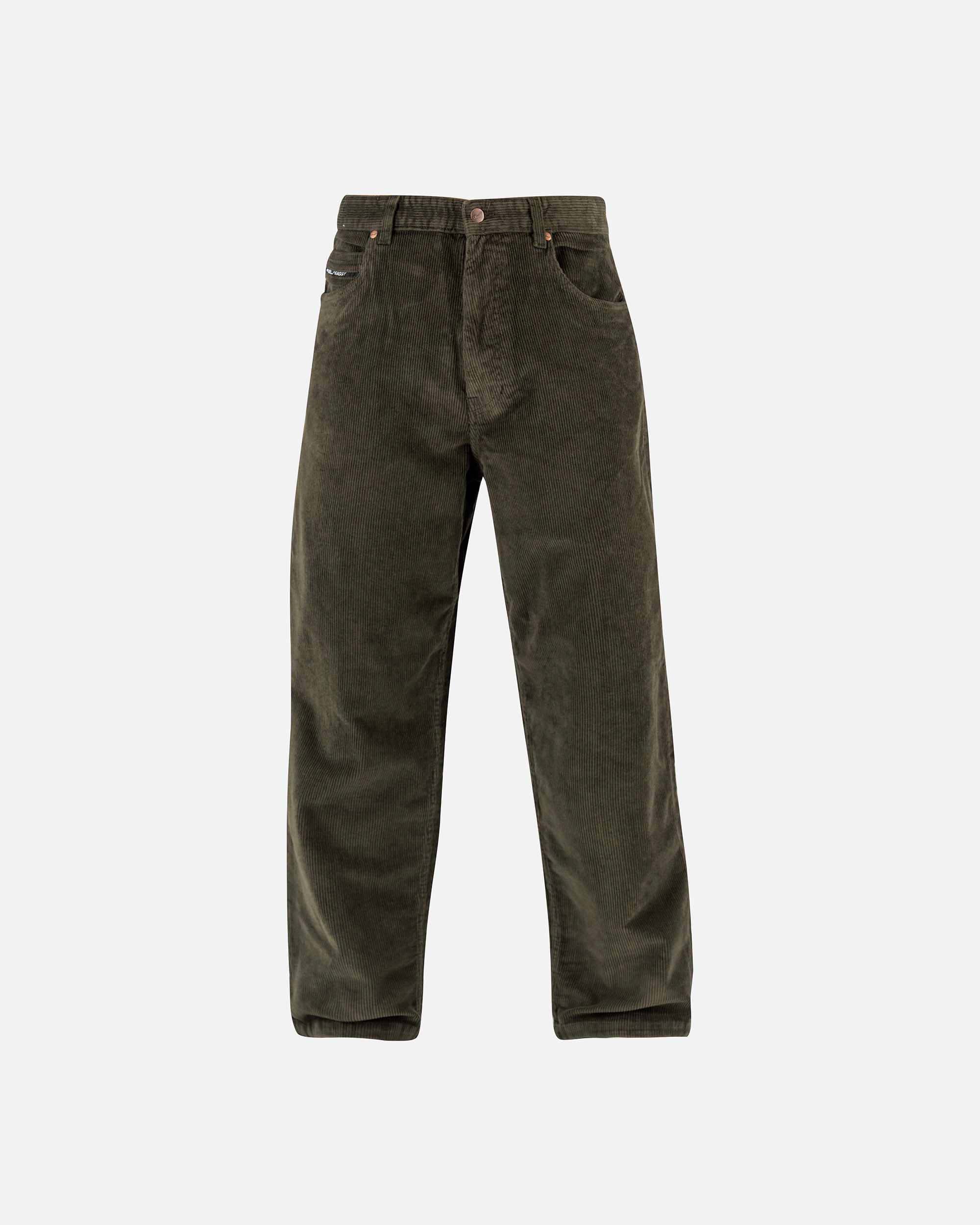 Baggy Dark Green Cord