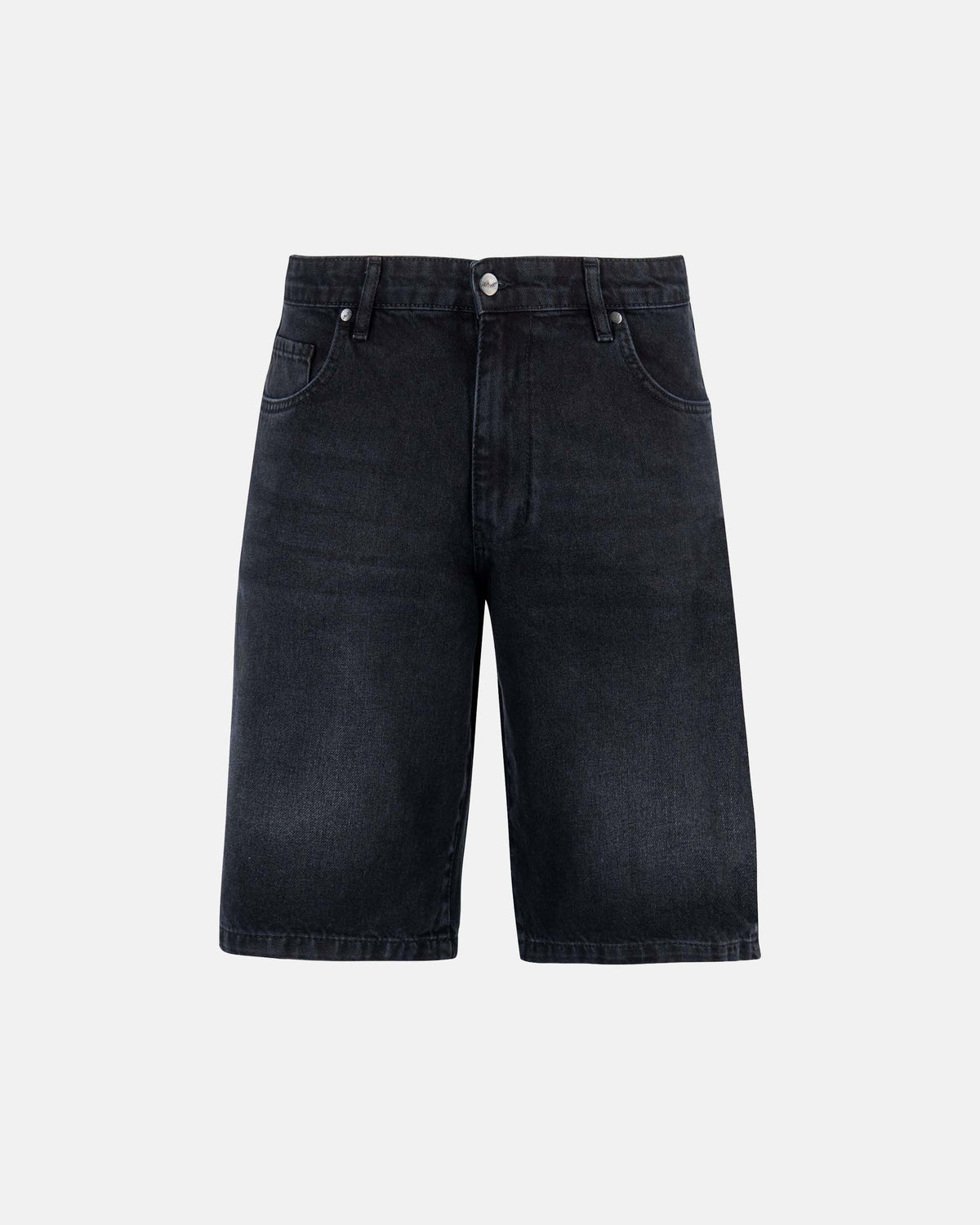 Solid Short Black Washed