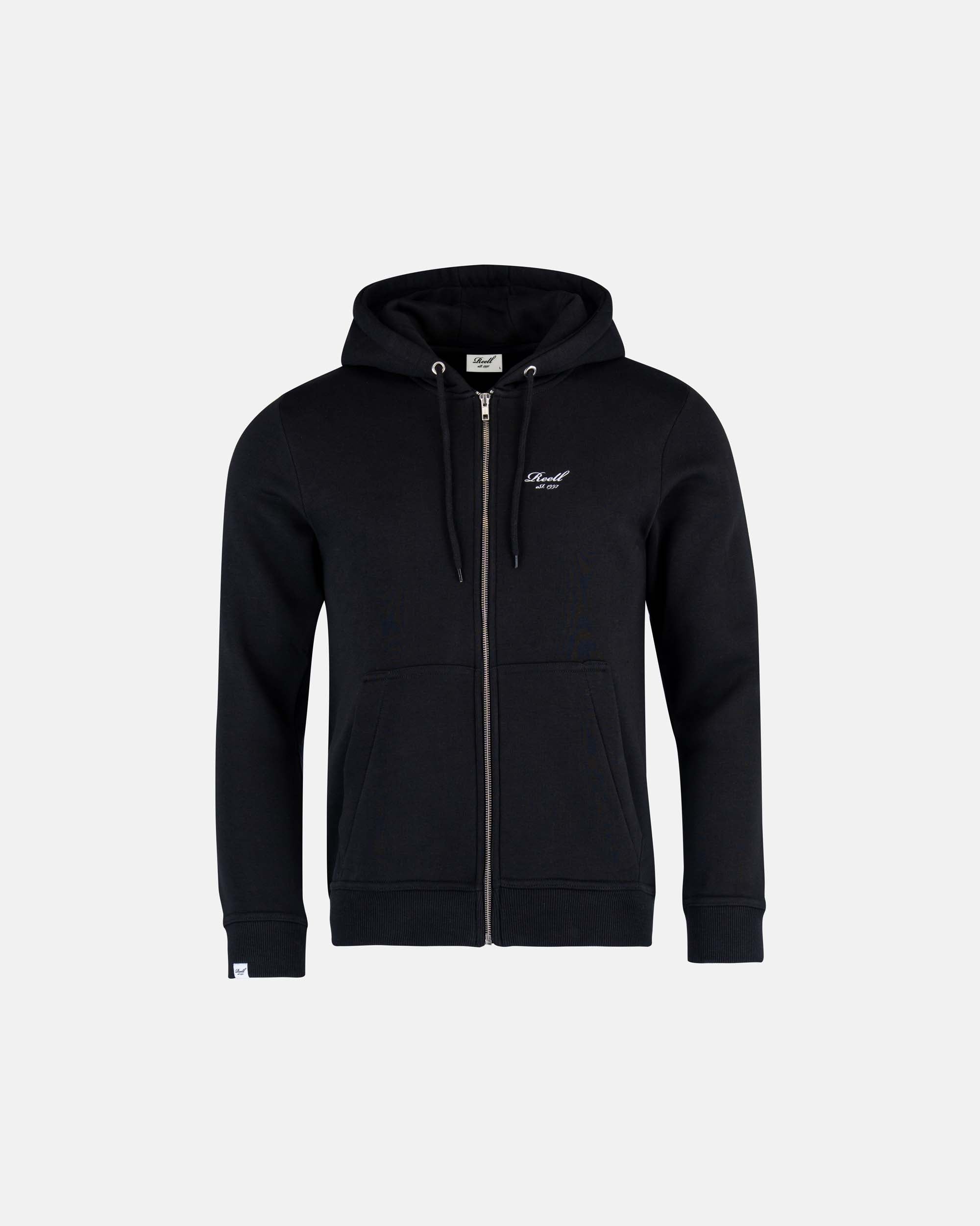 Staple Logo Zip Hoodie Deep Black