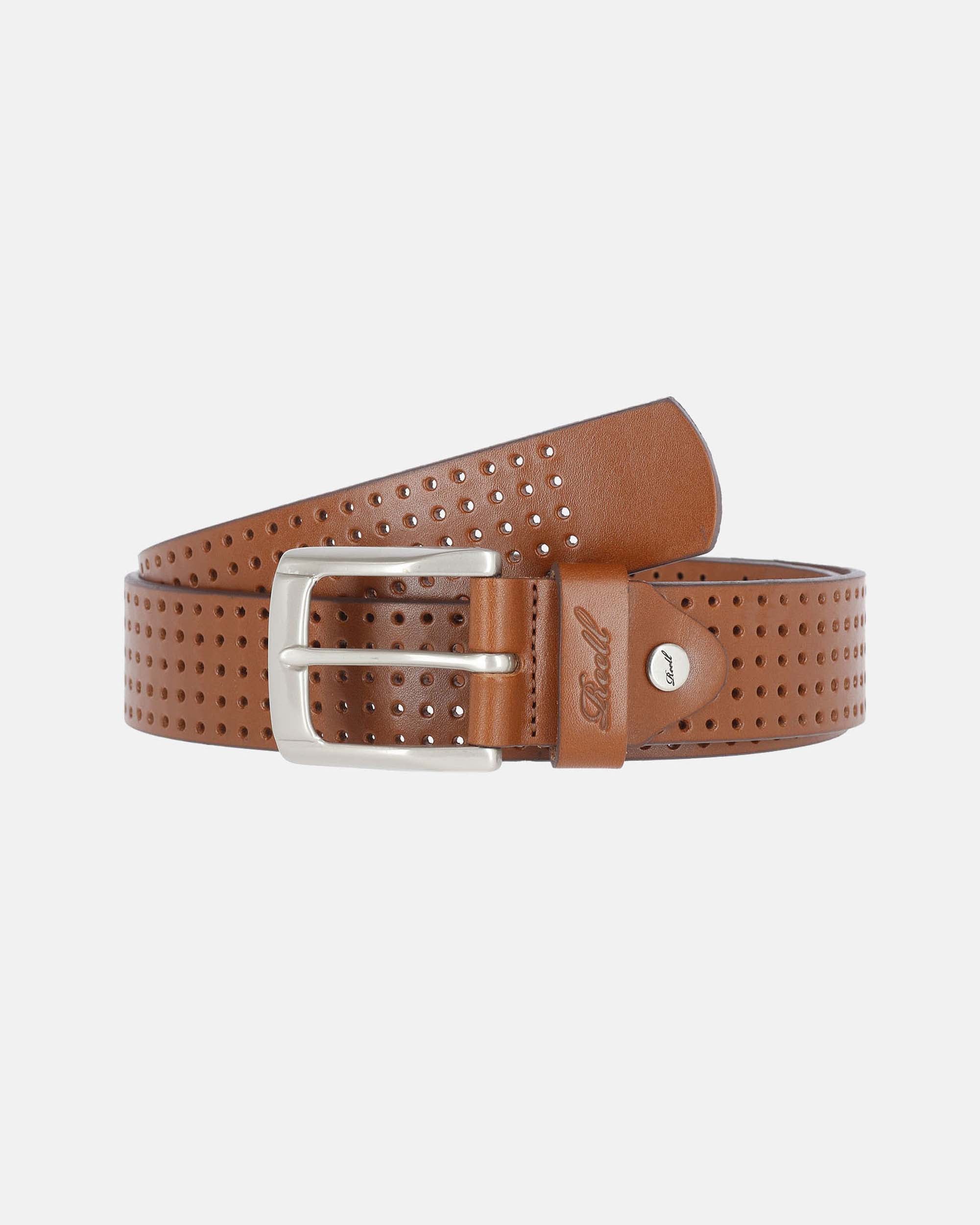 Punched Belt Brown
