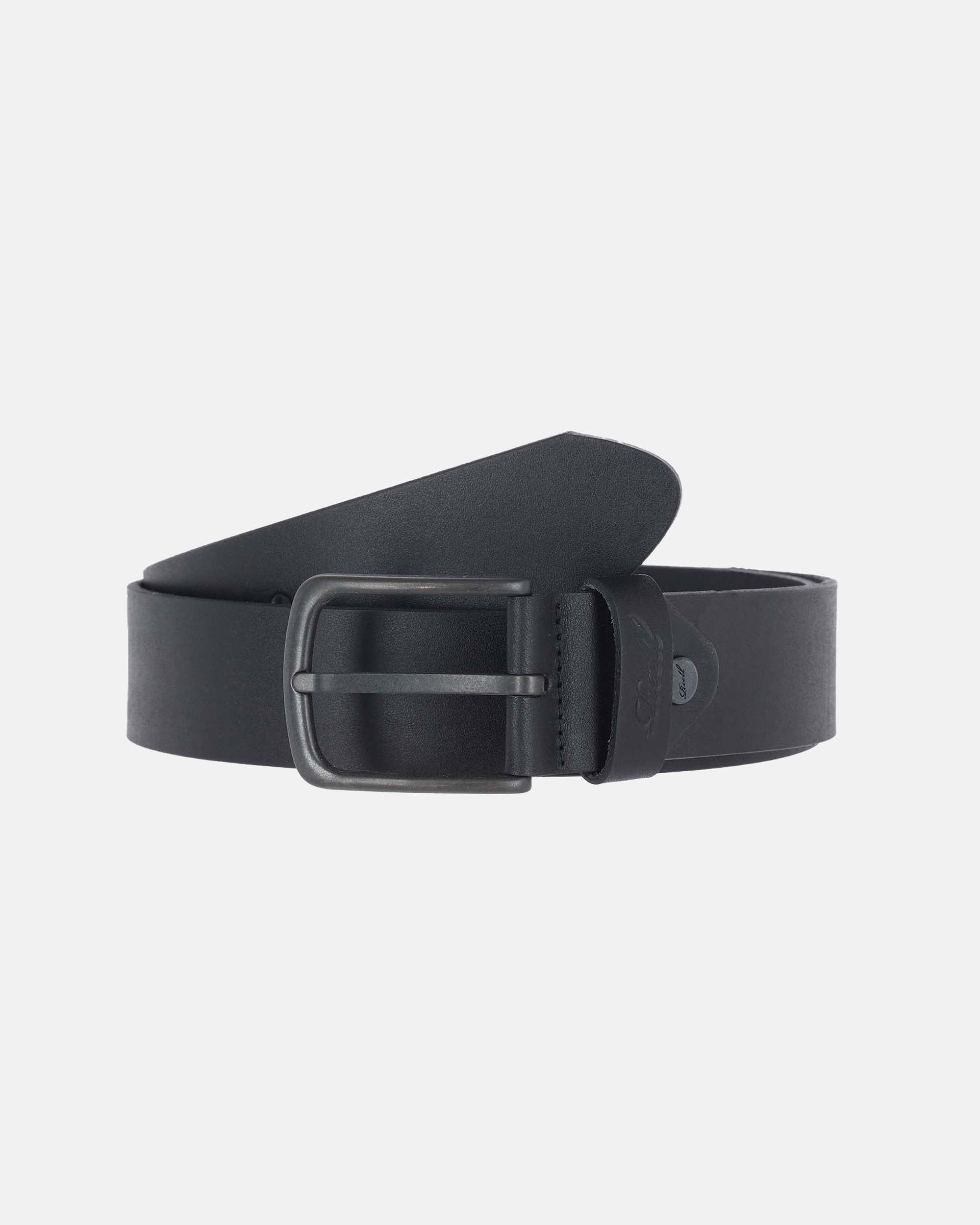 All Black Buckle Belt Black