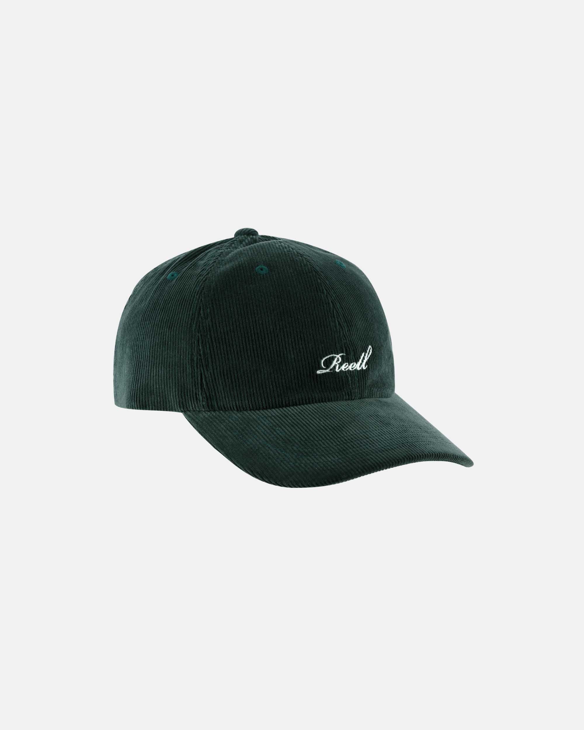 Single Script Cap Dark Green Ribcord