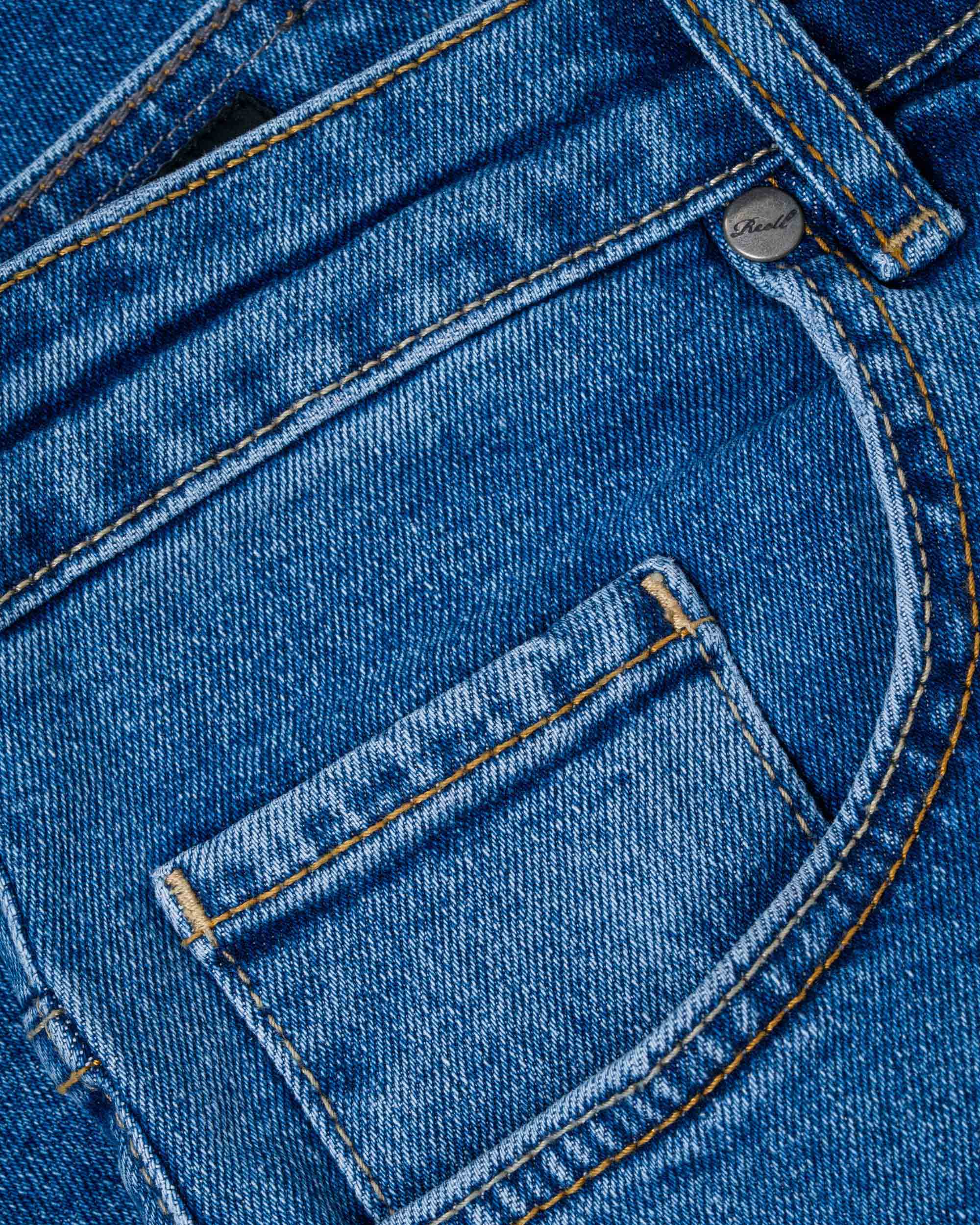 Solid Short Retro Mid Blue
