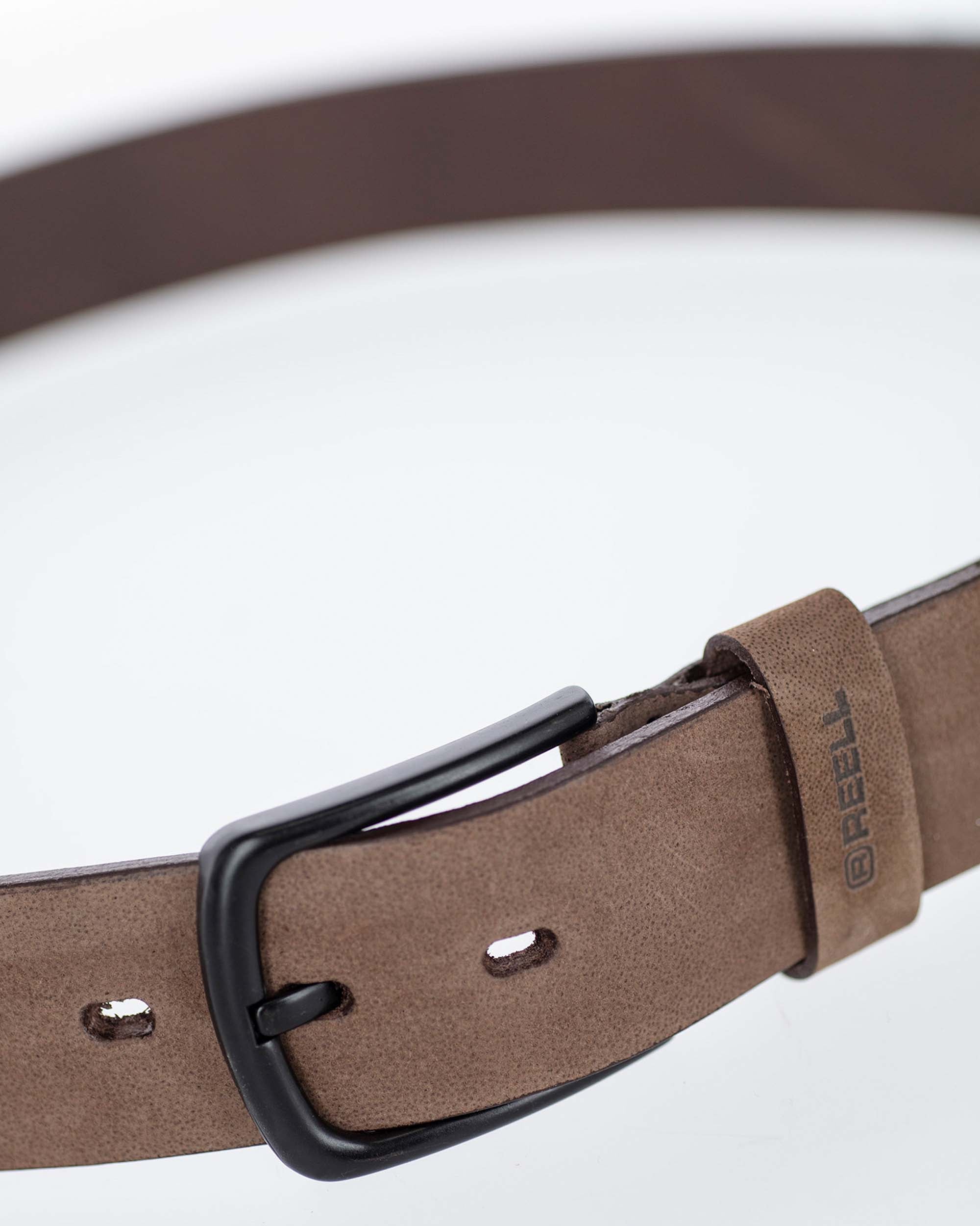 All Black Buckle Belt Cappuccino