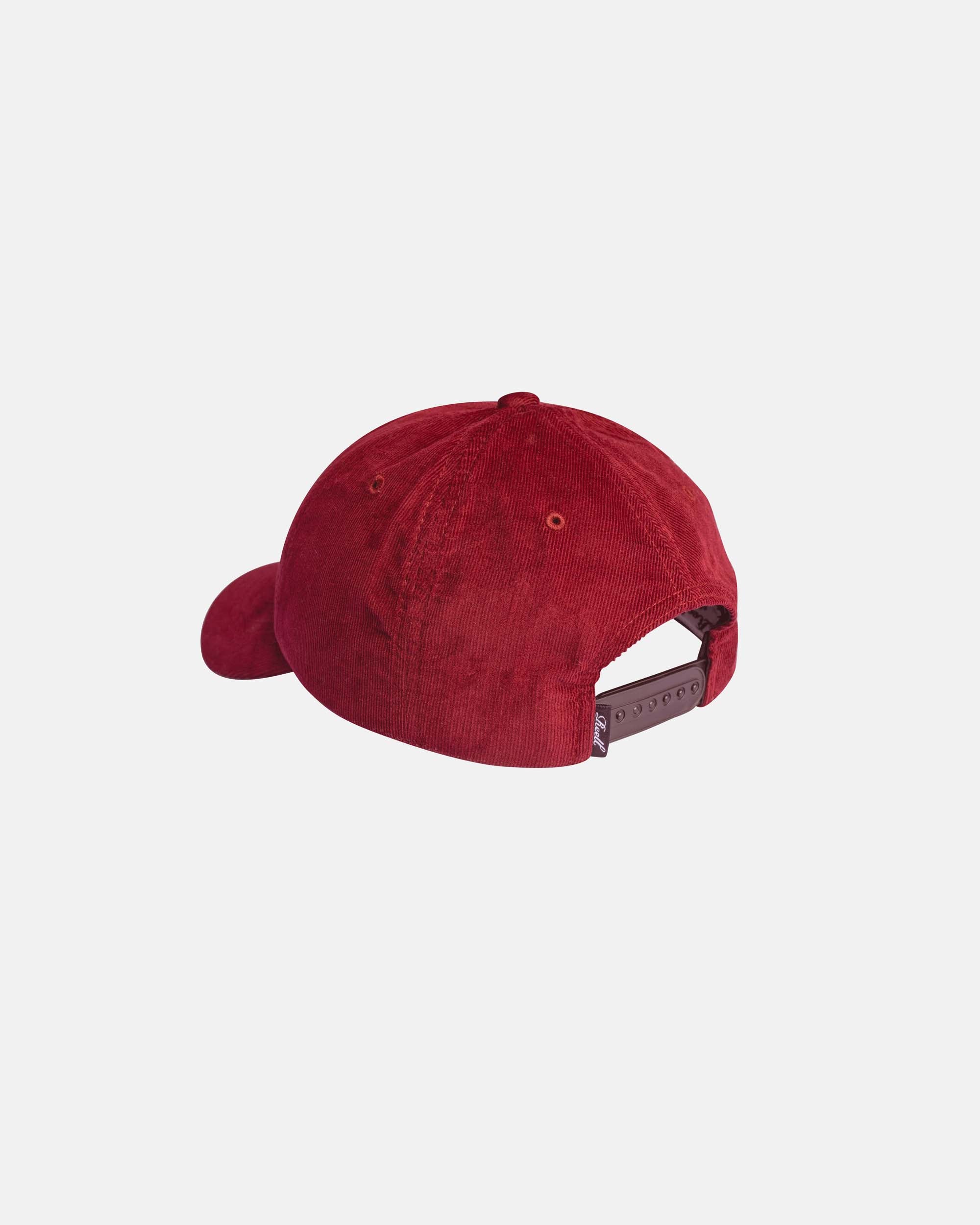 Single Script Cap Dark Red Cord