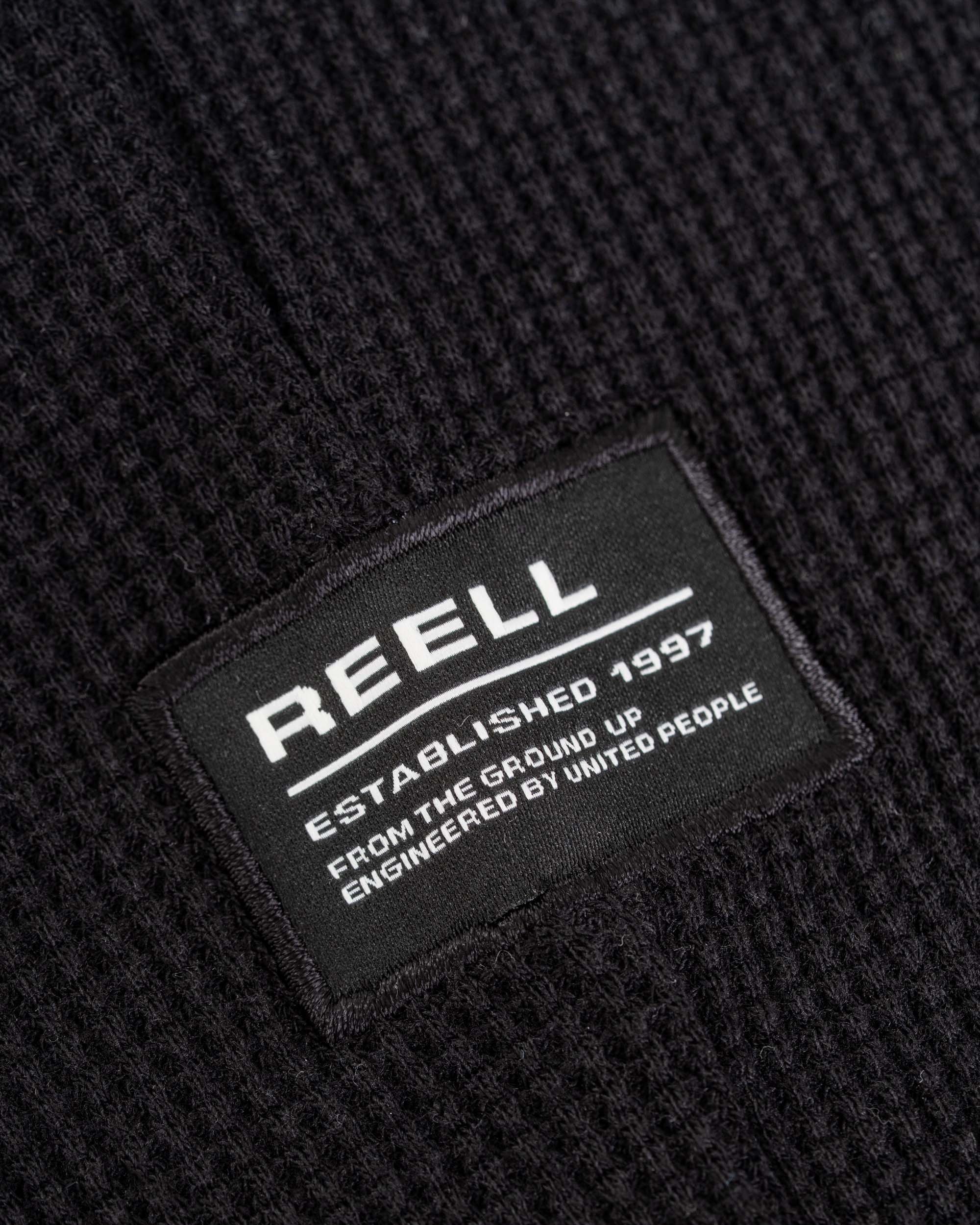 Waffle Longsleeve Waffle Deep Black