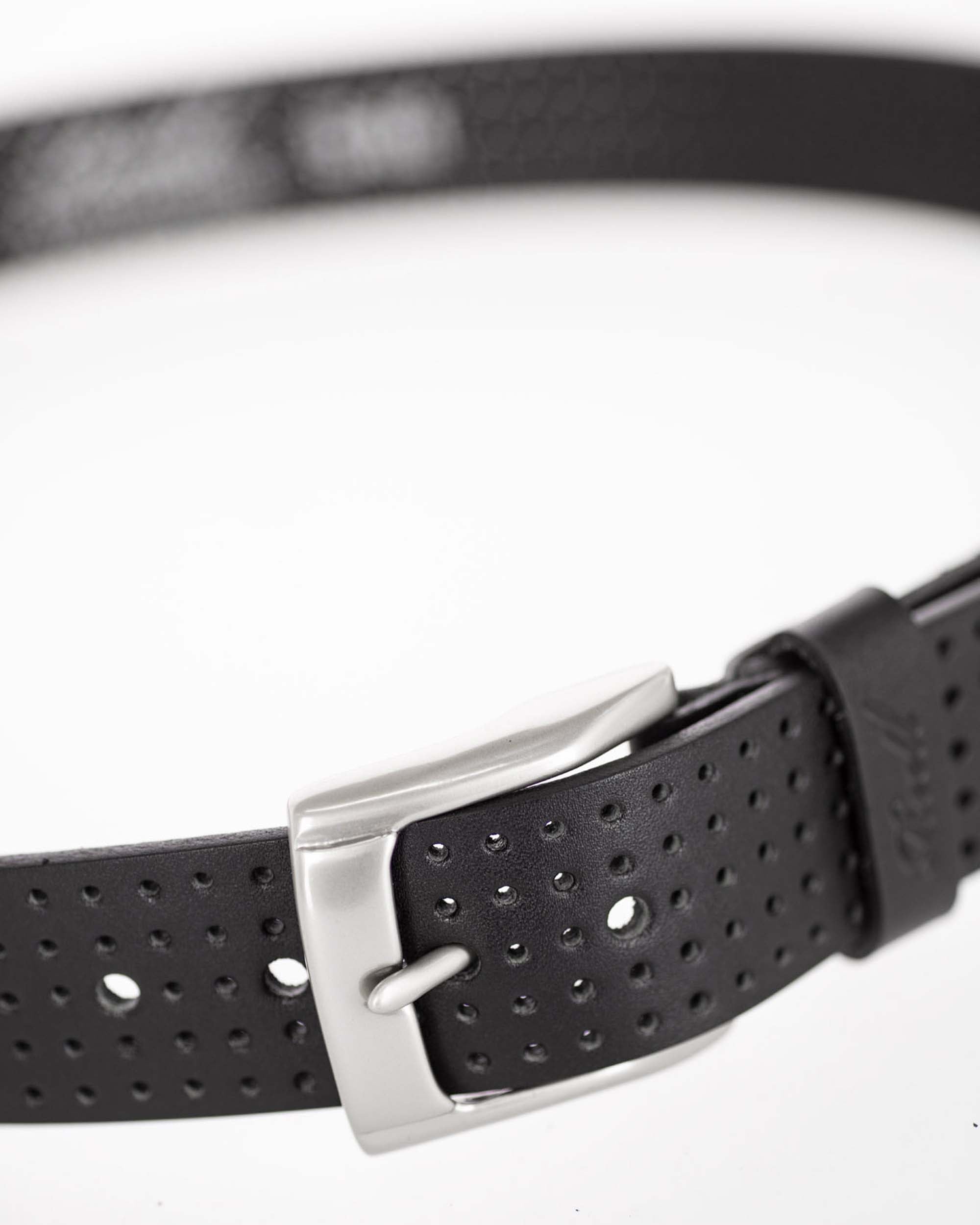 Punched Belt Black
