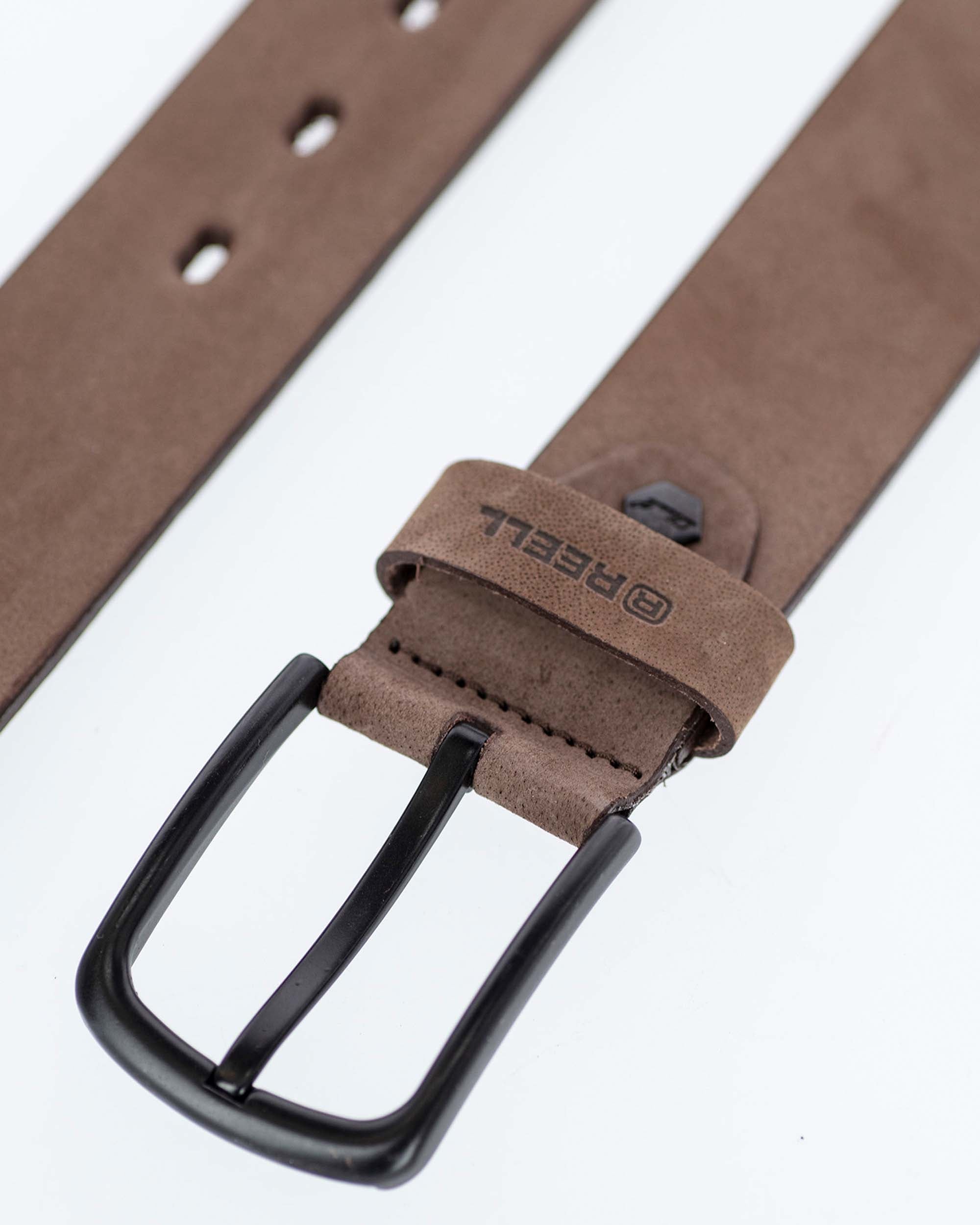 All Black Buckle Belt Cappuccino