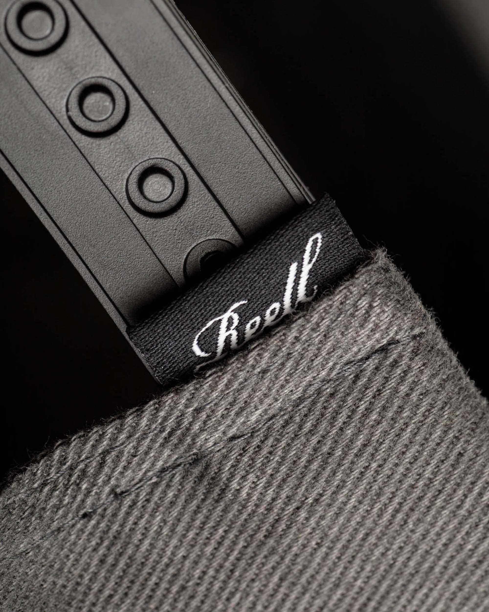 Flat 6-Panel Cap Charcoal