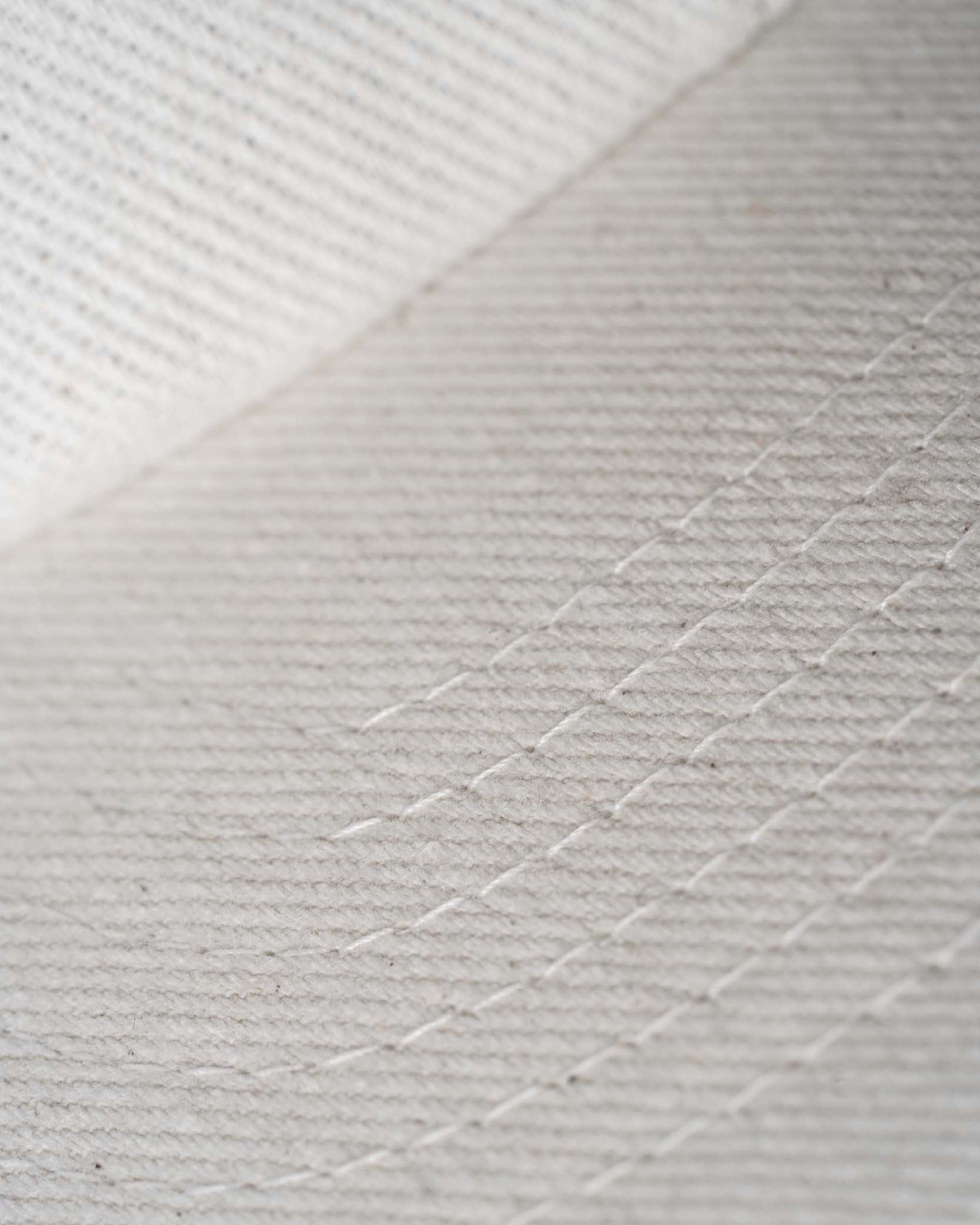 Flat 6-Panel Cap Natural Twill