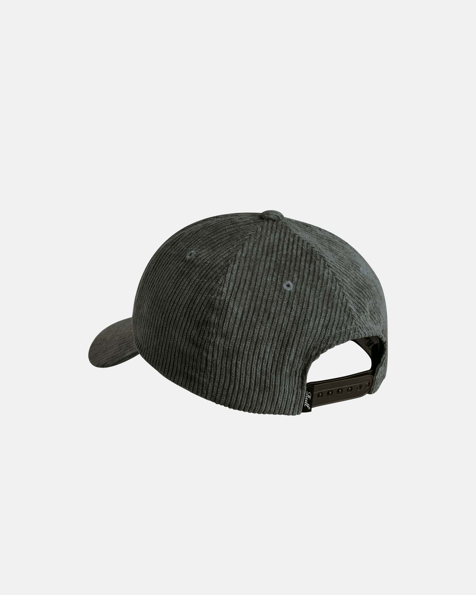 Single Script Cap Graphite Blue Cord