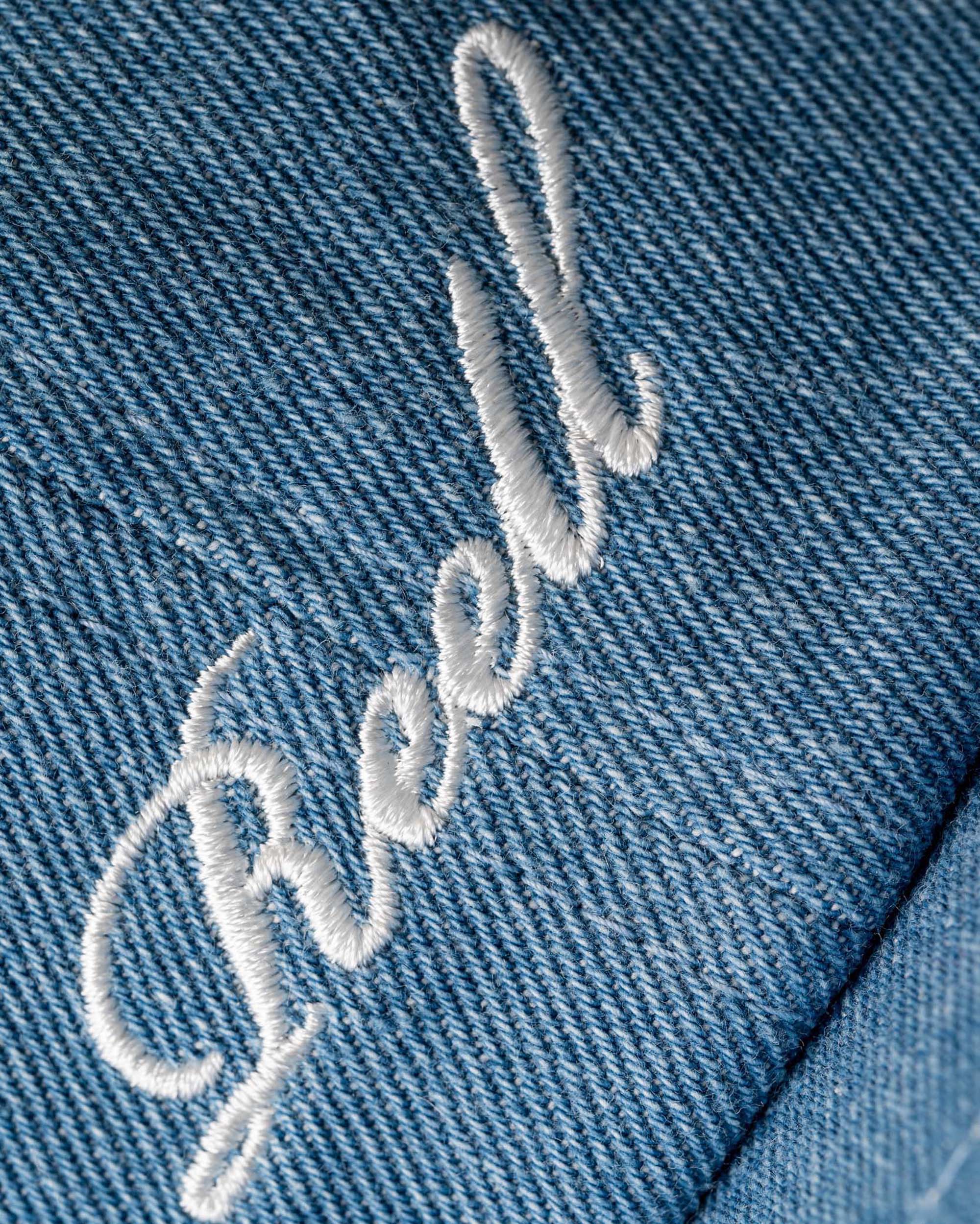 Low Pitch Cap Washed Denim