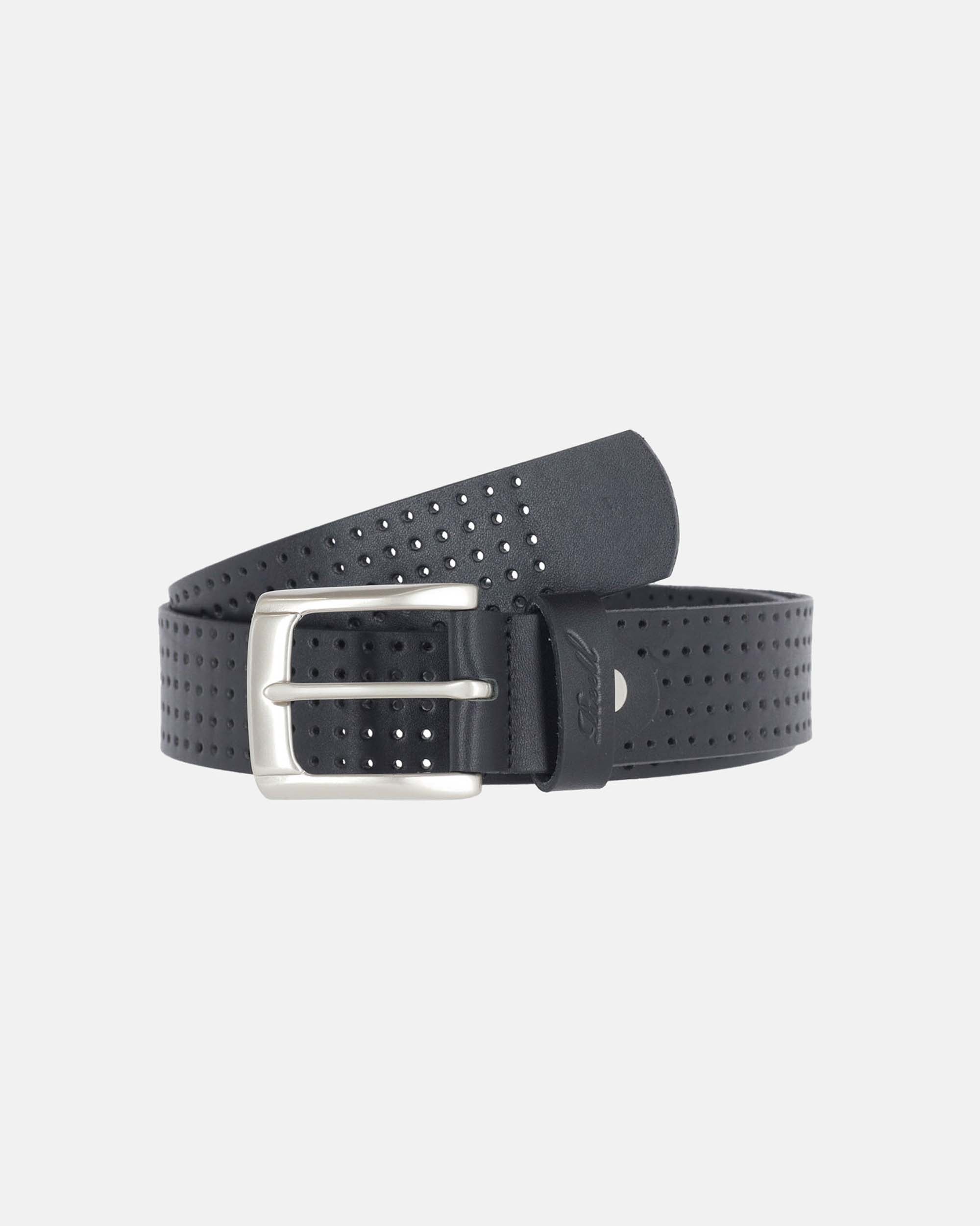 Punched Belt Black