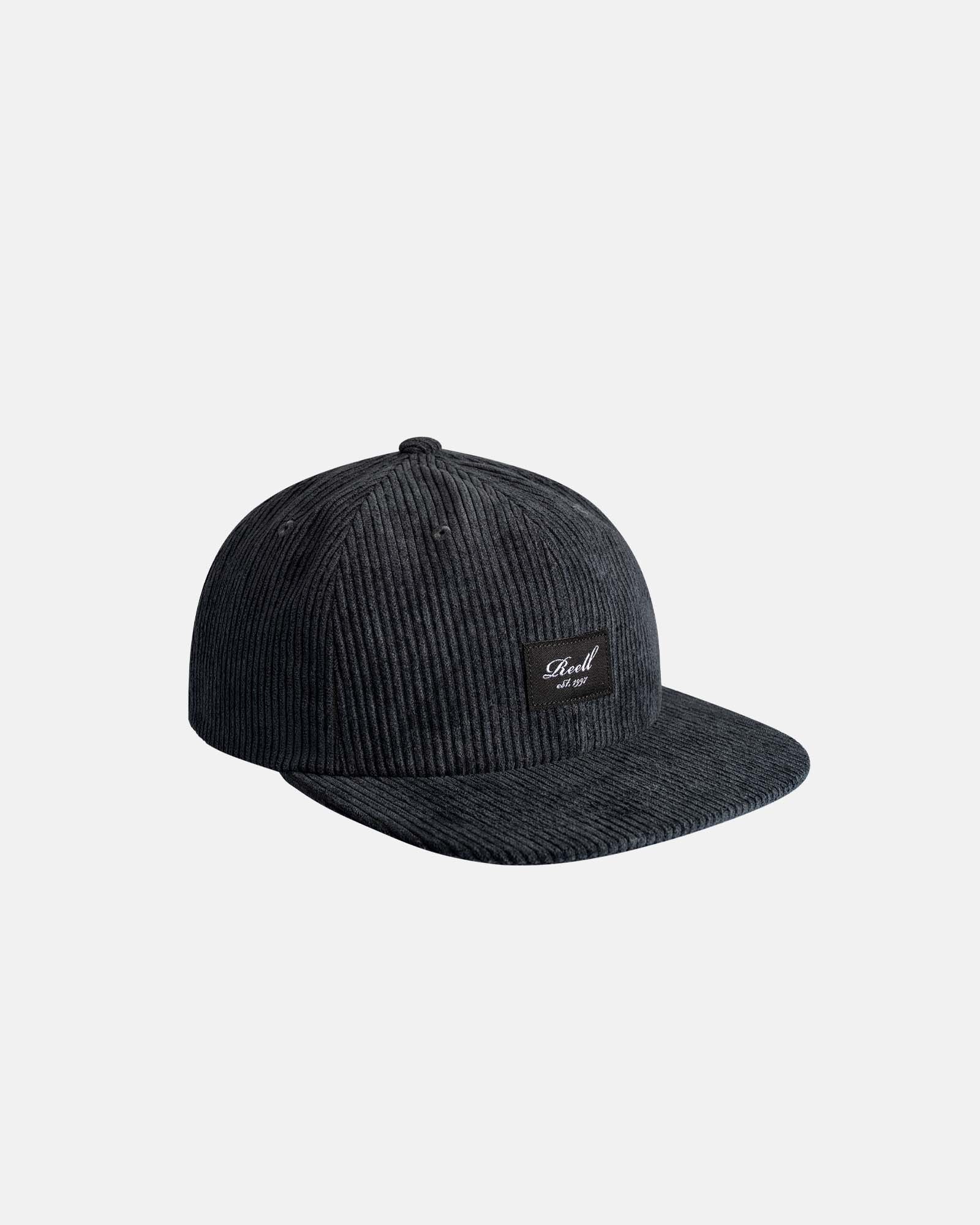 Flat 6-Panel Cap Midnight Grey Cord