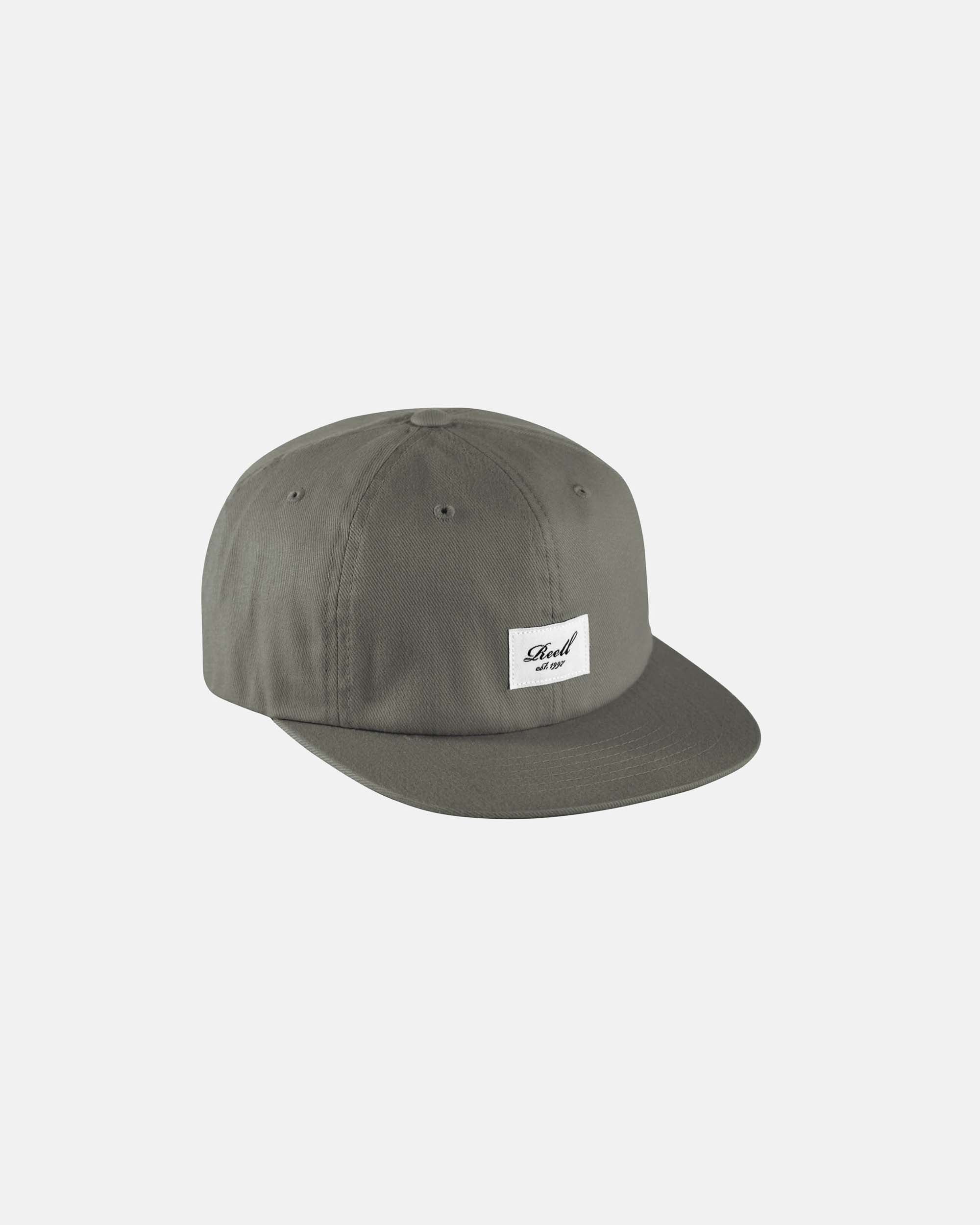 Flat 6-Panel Cap Charcoal