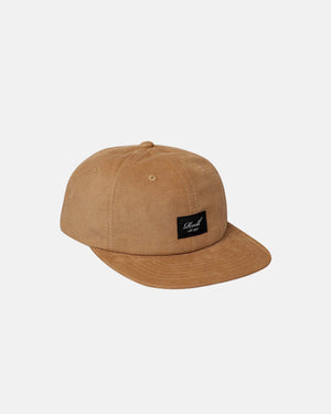 Flat 6-Panel Cap Bronze Mist Cord