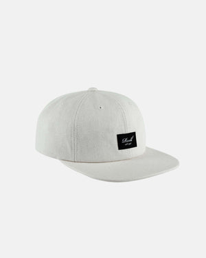 Flat 6-Panel Cap Natural Twill