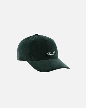Single Script Cap Dark Green Ribcord