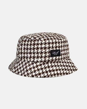 Bucket Hat Brown / White