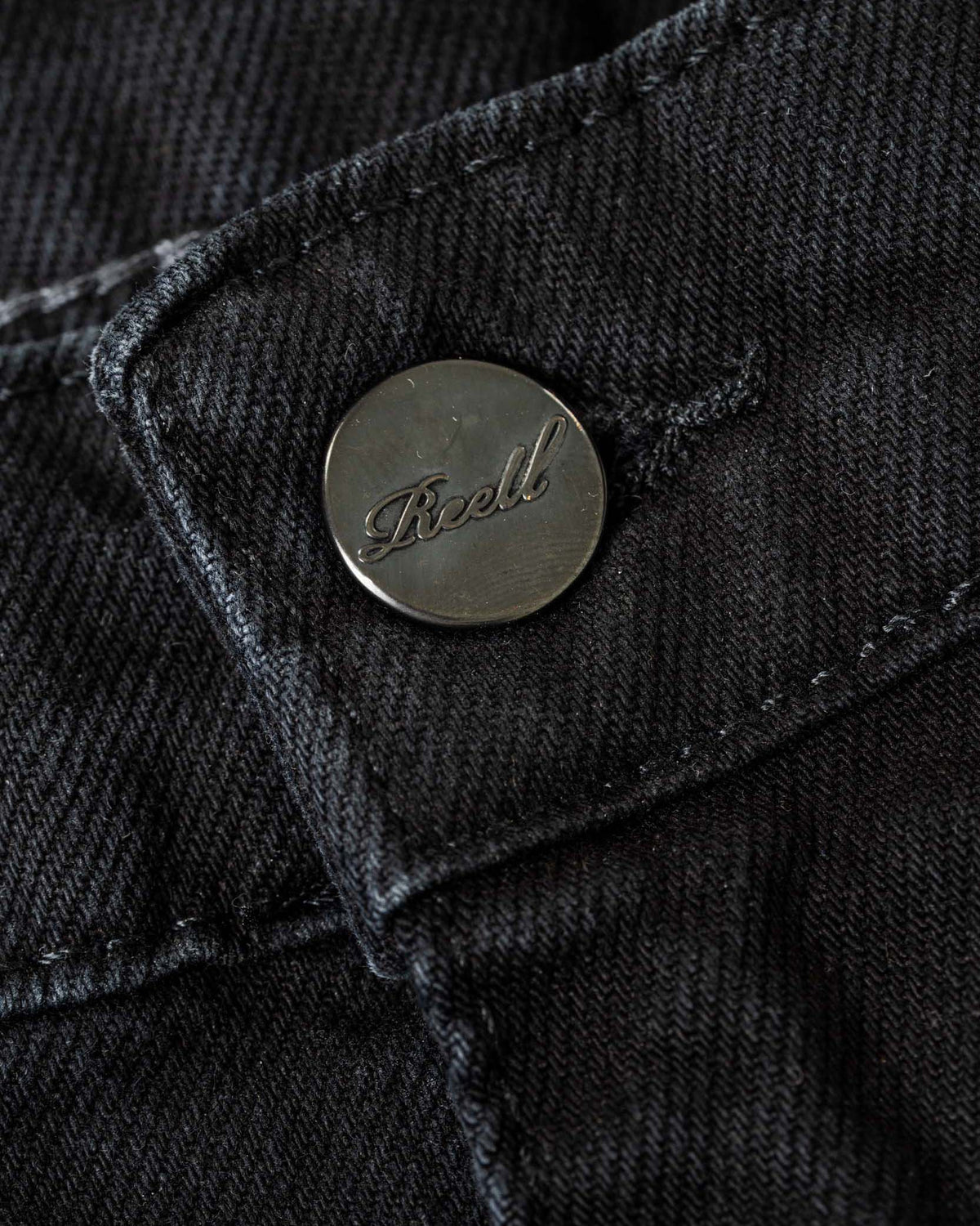 Solid Short Black Washed