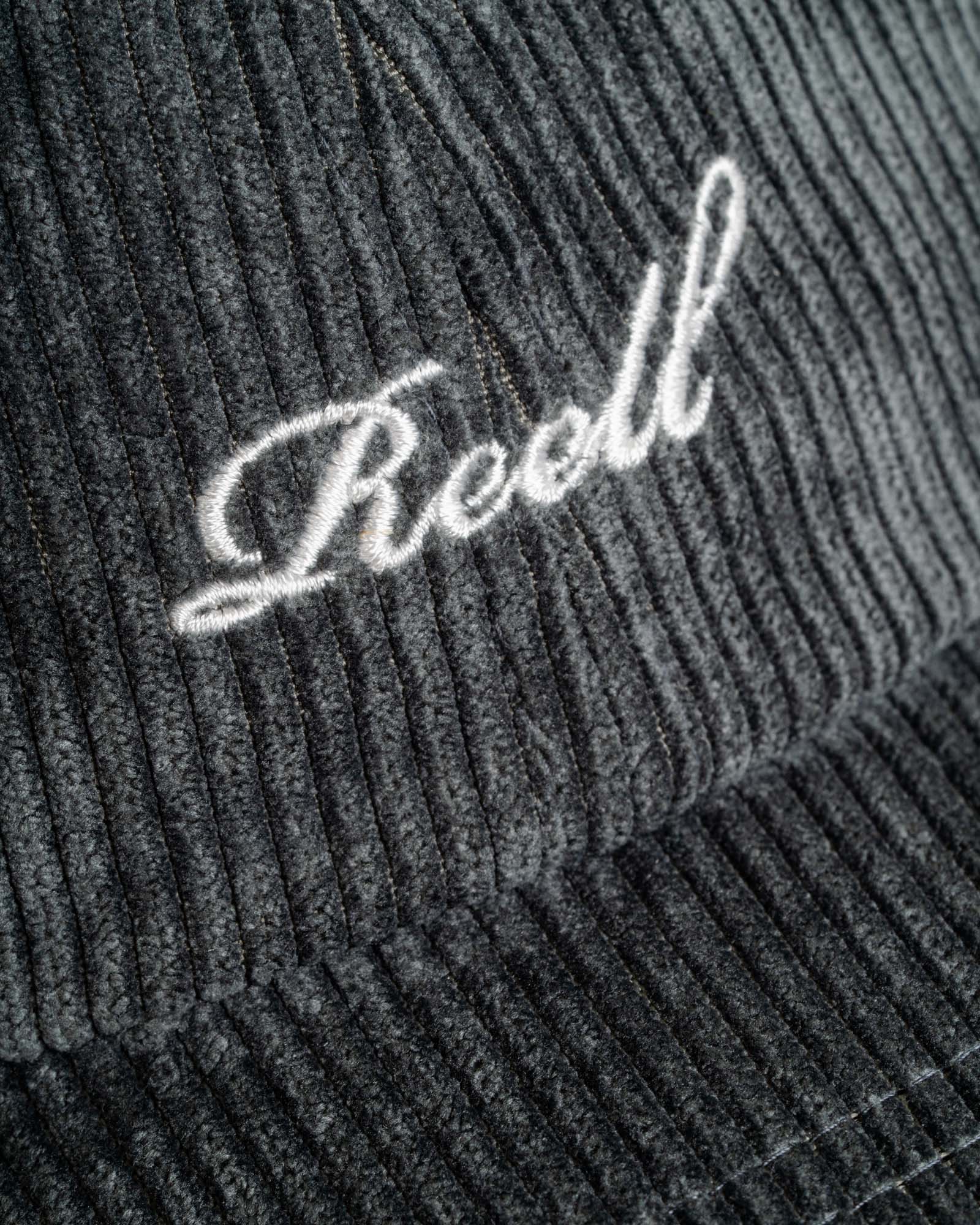 Single Script Cap Graphite Blue Cord