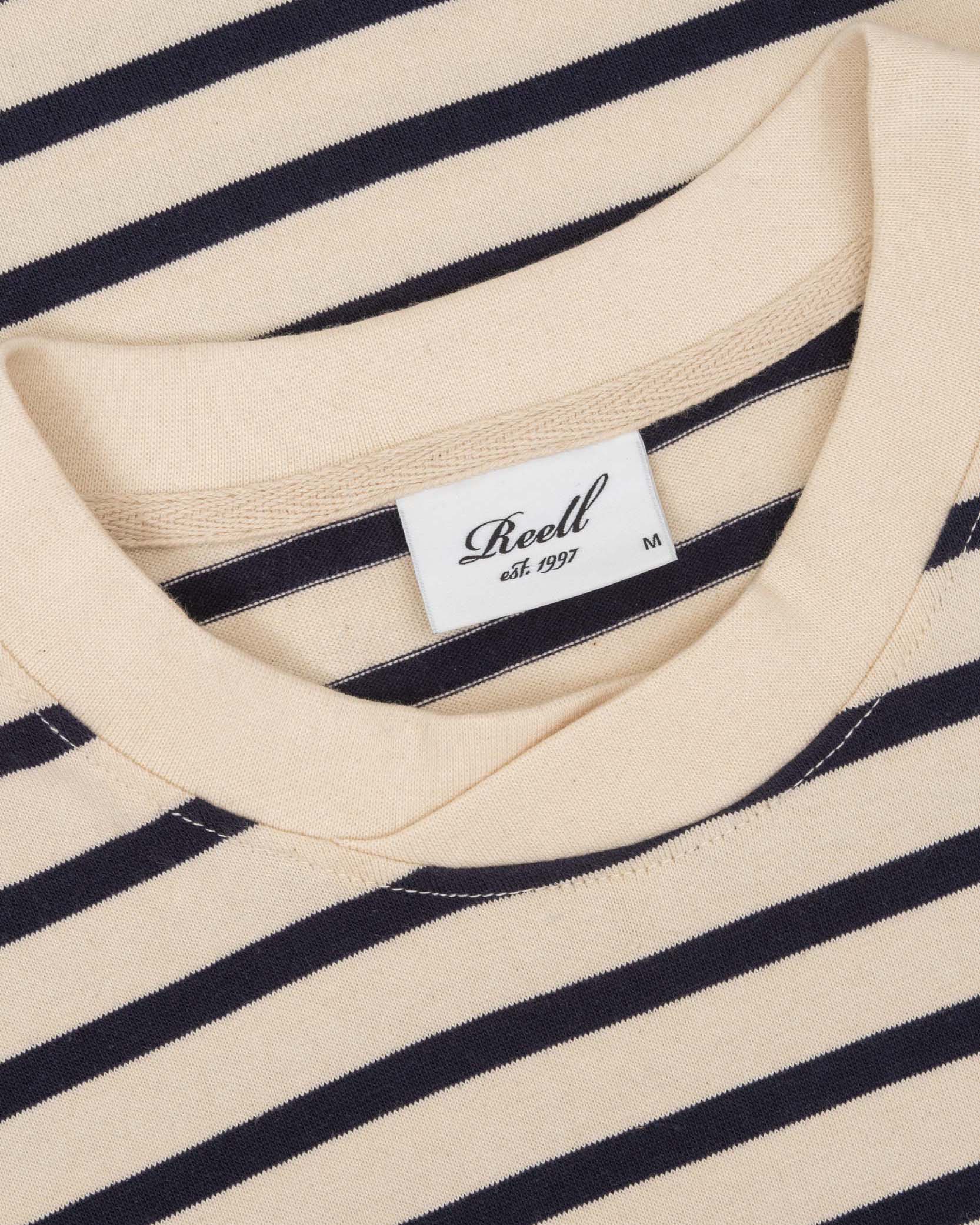Cross Longsleeve Offwhite / Navy