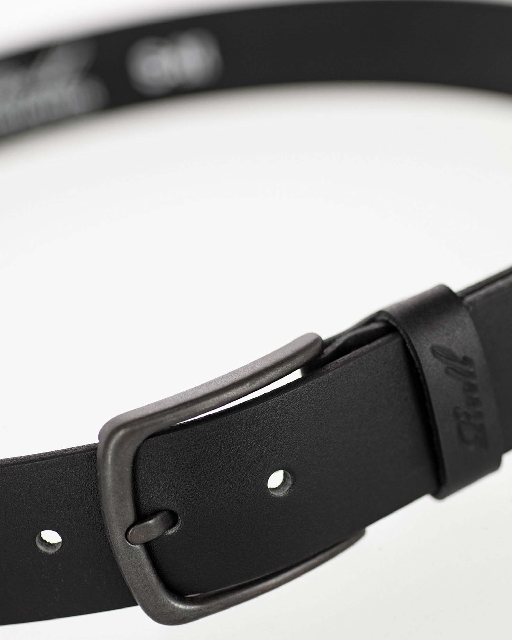 All Black Buckle Belt Black