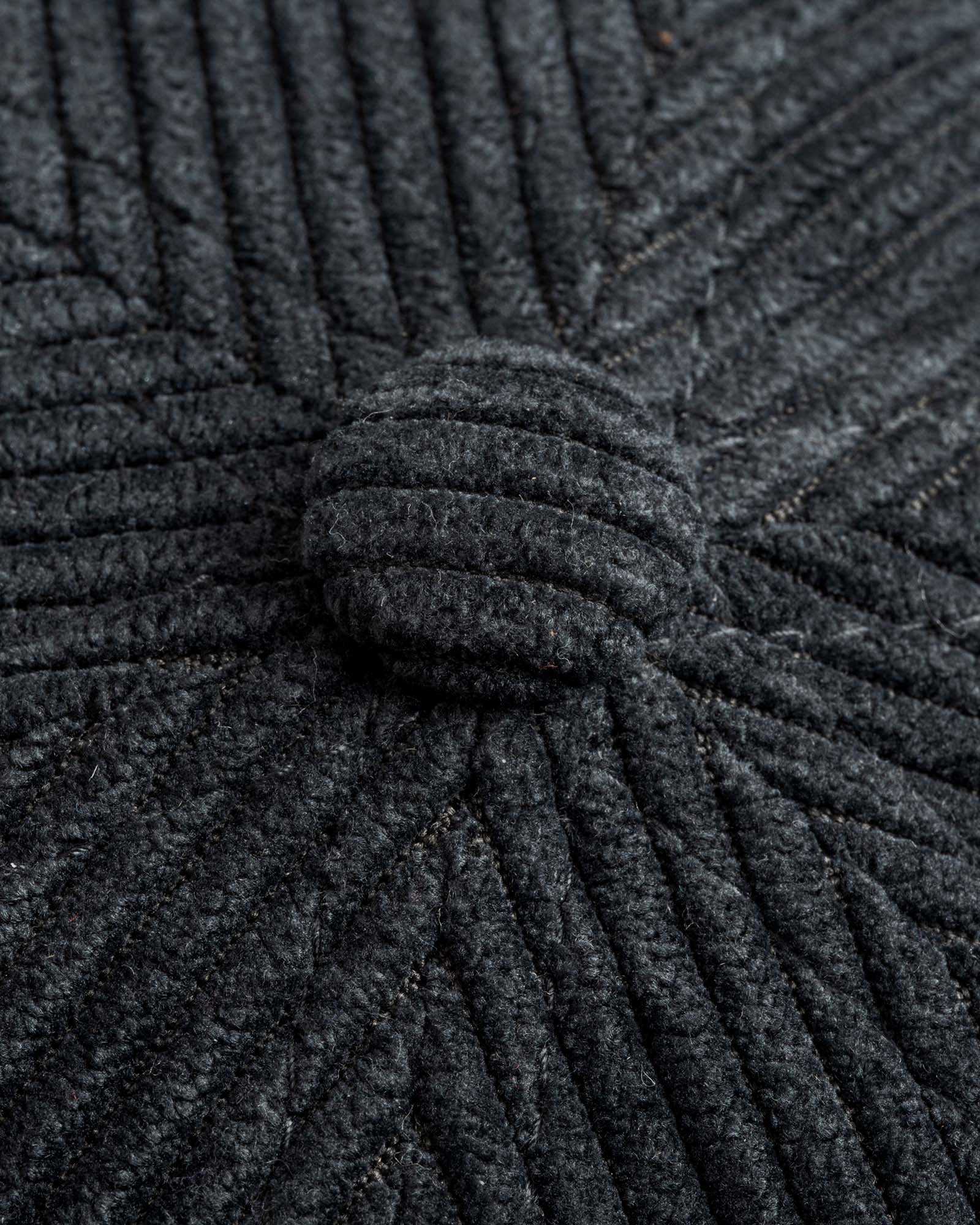 Flat 6-Panel Cap Midnight Grey Cord