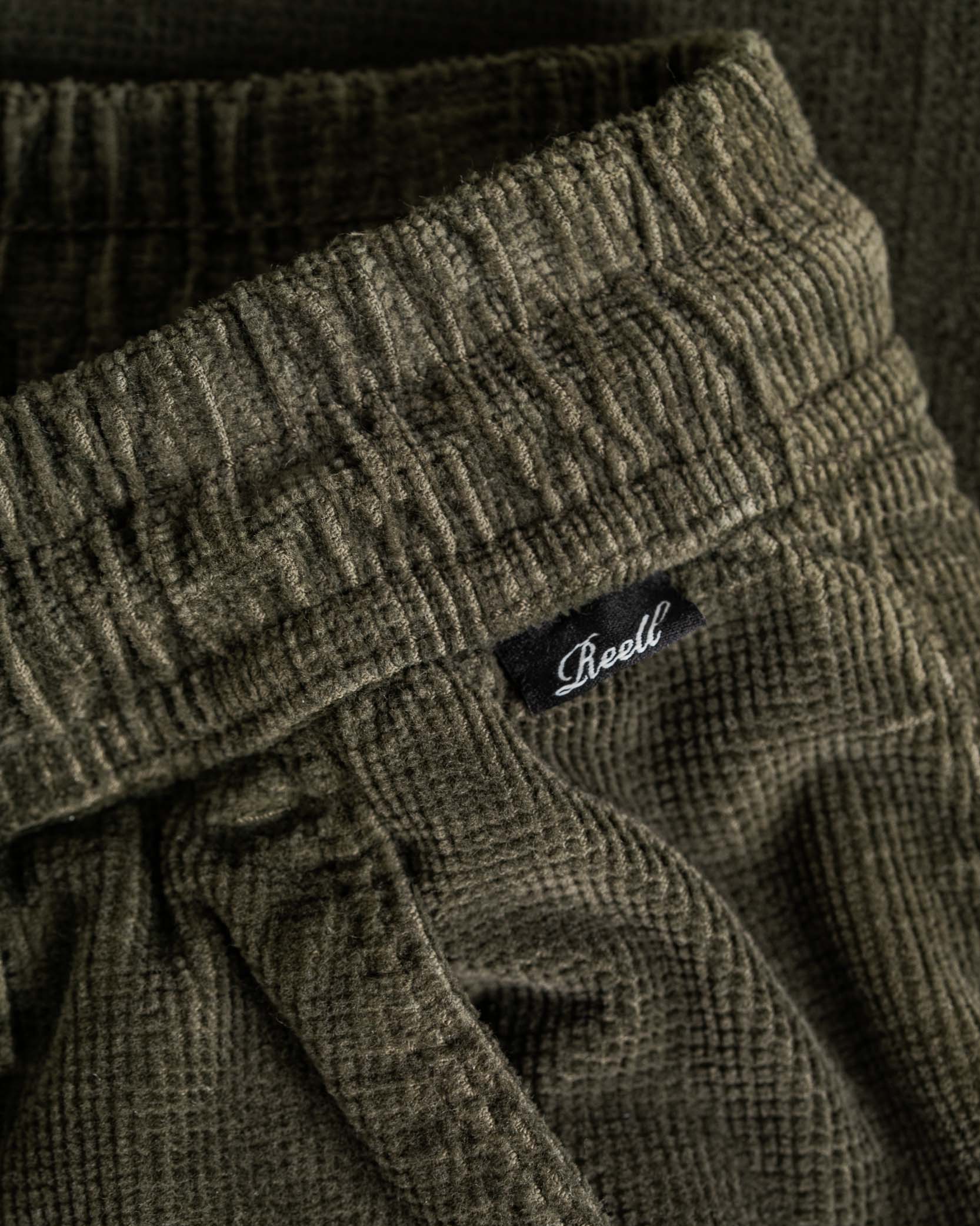 Reflex Loose Chino Olive Square Cord