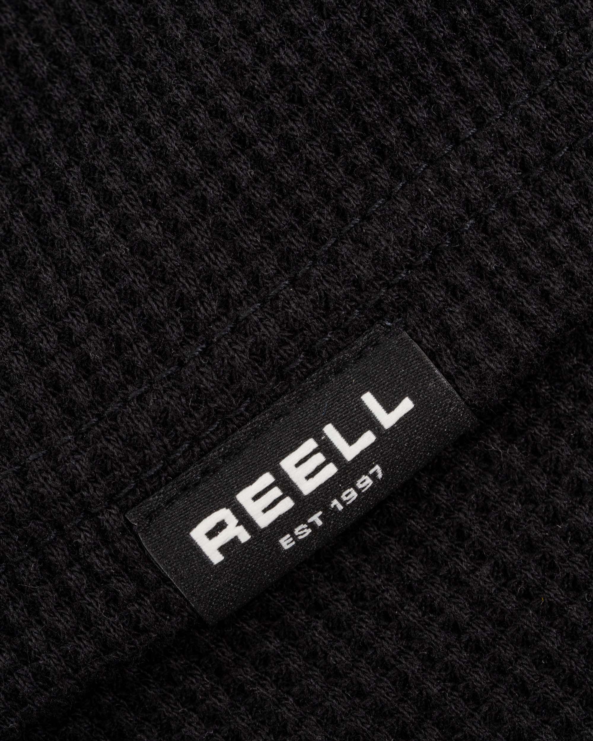 Waffle Longsleeve Waffle Deep Black