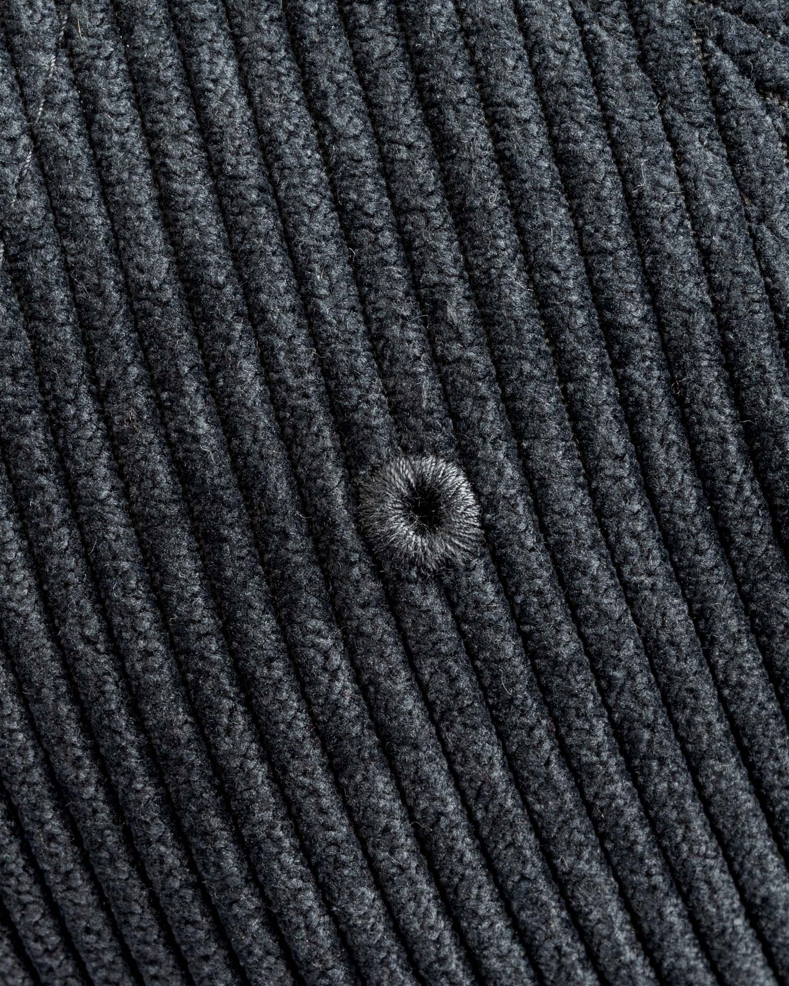 Flat 6-Panel Cap Midnight Grey Cord