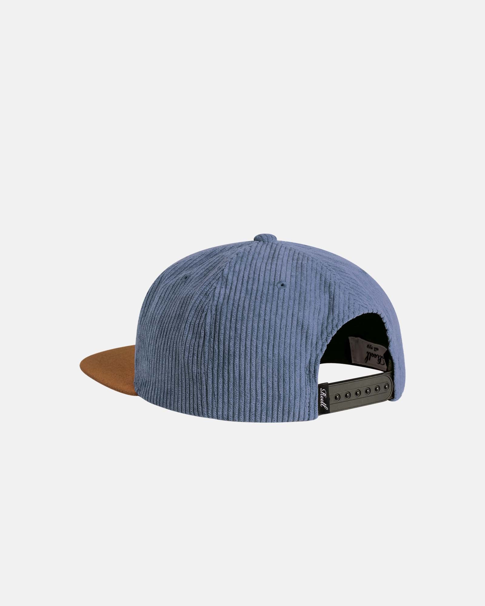 Suede Cap Slate Blue Cord