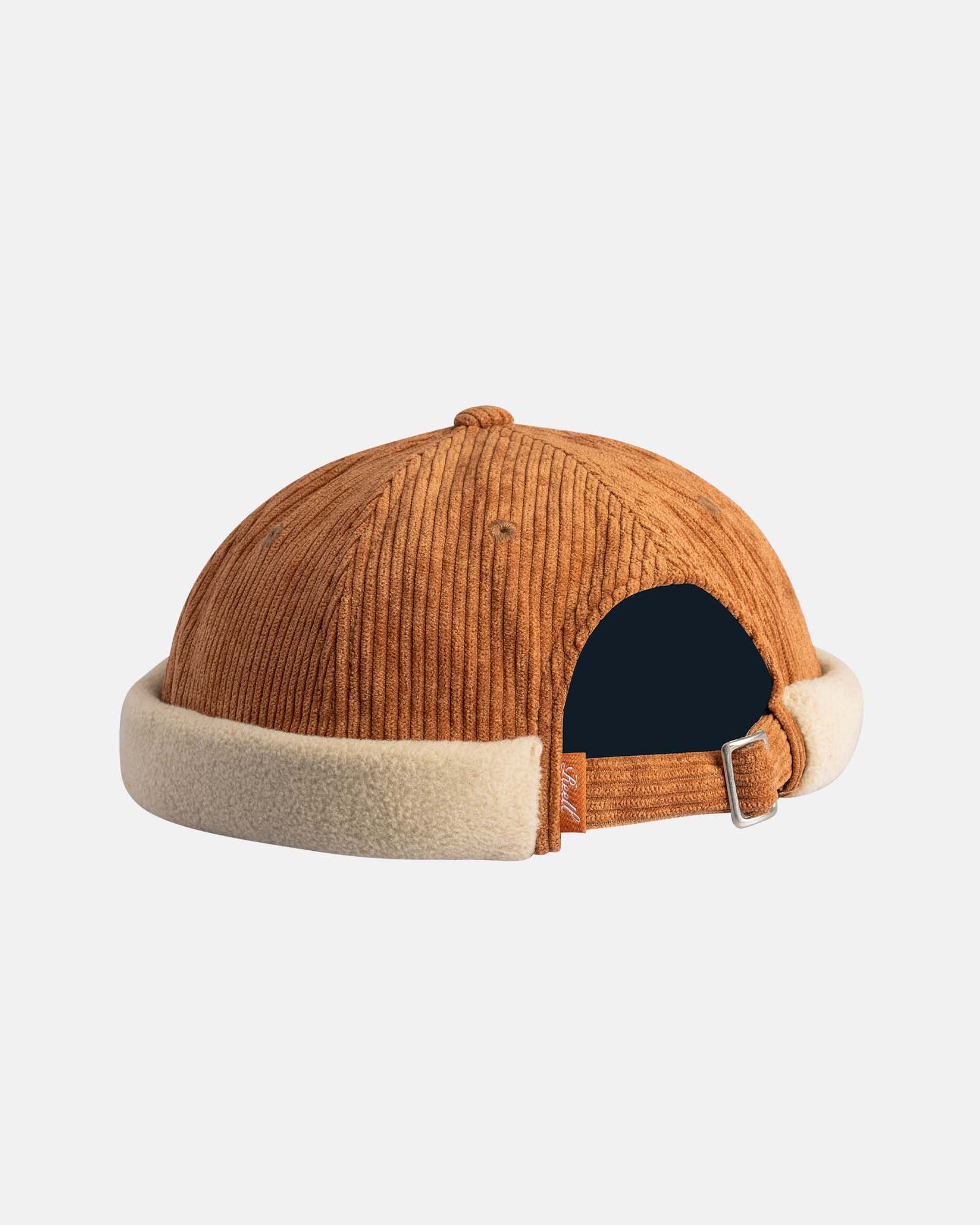 Docker Cap Light Brown Cord / Sand Fleece