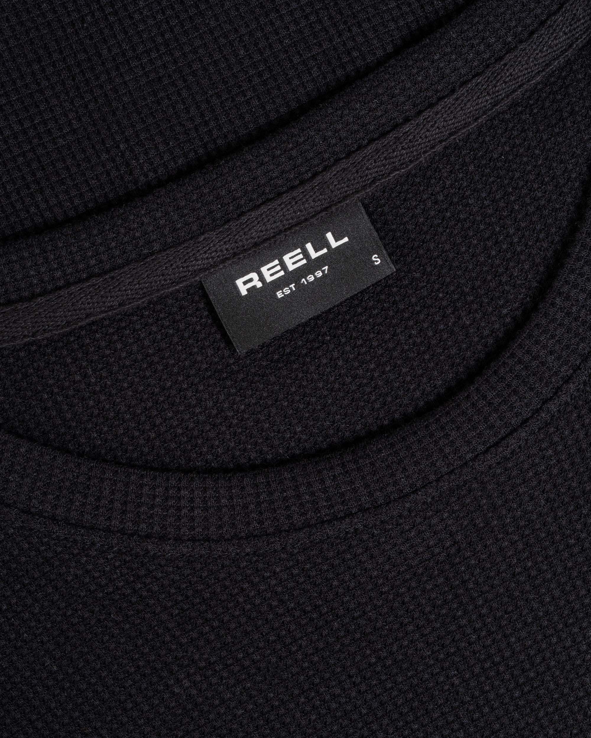 Waffle Longsleeve Waffle Deep Black