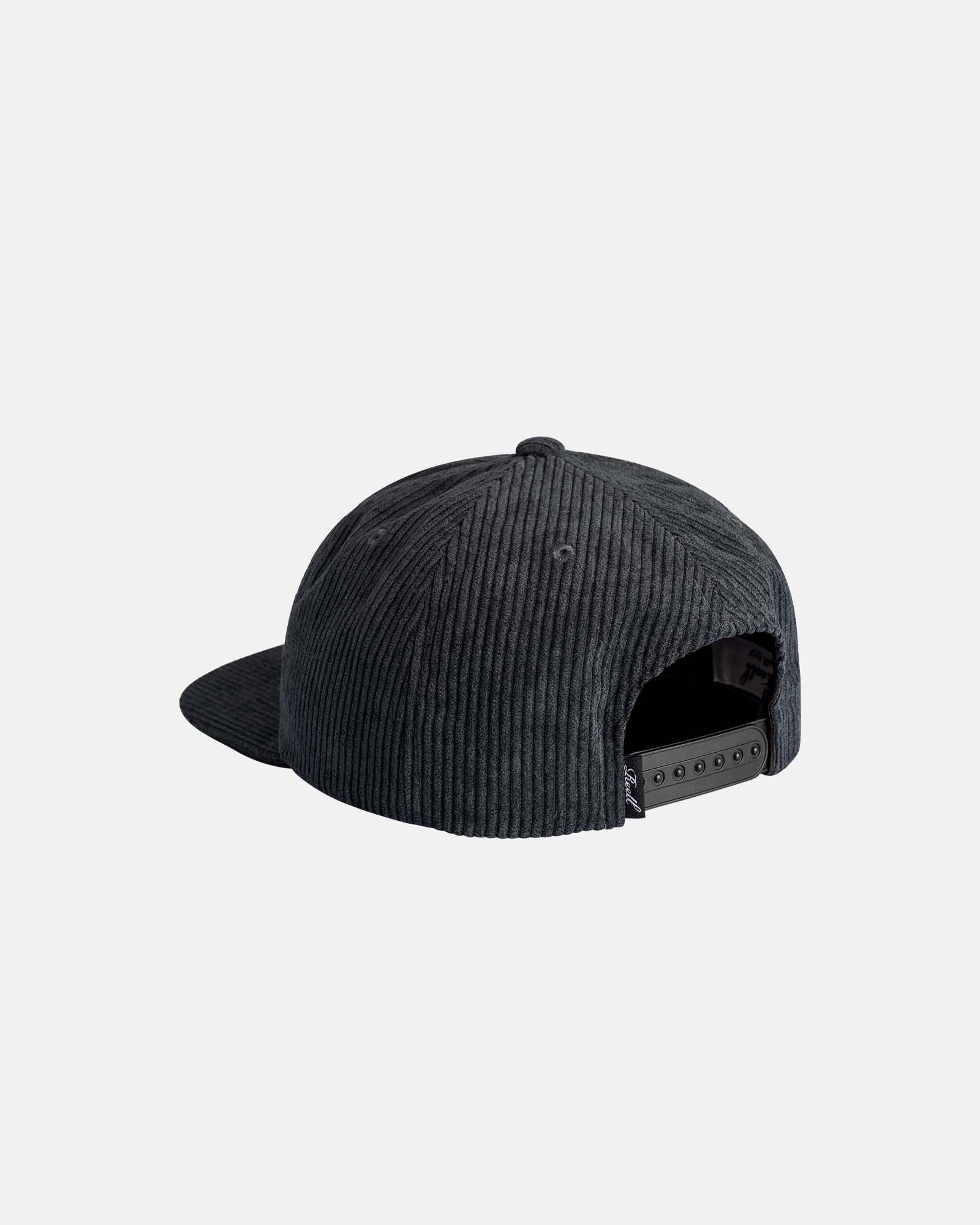 Flat 6-Panel Cap Midnight Grey Cord