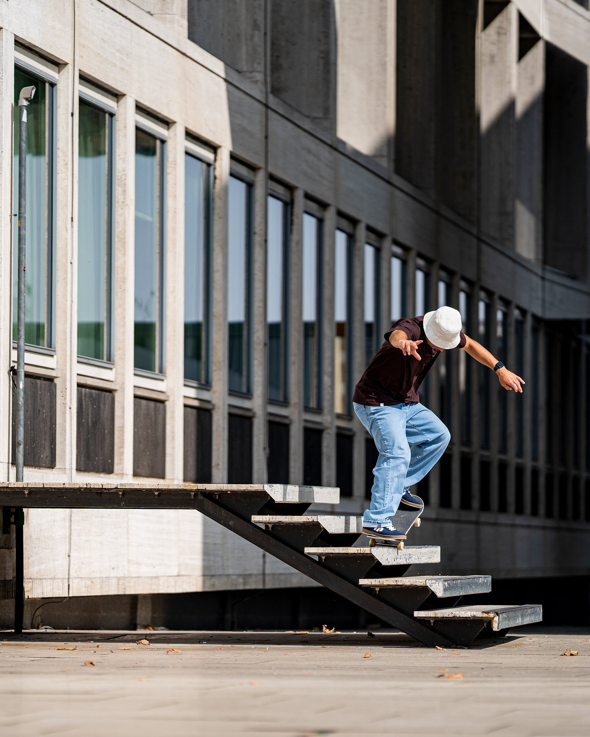 Solid Retro Mid Blue